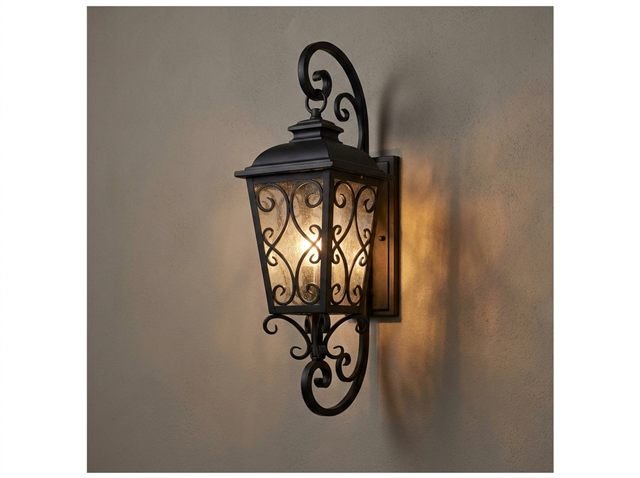 Iron Scroll Lantern